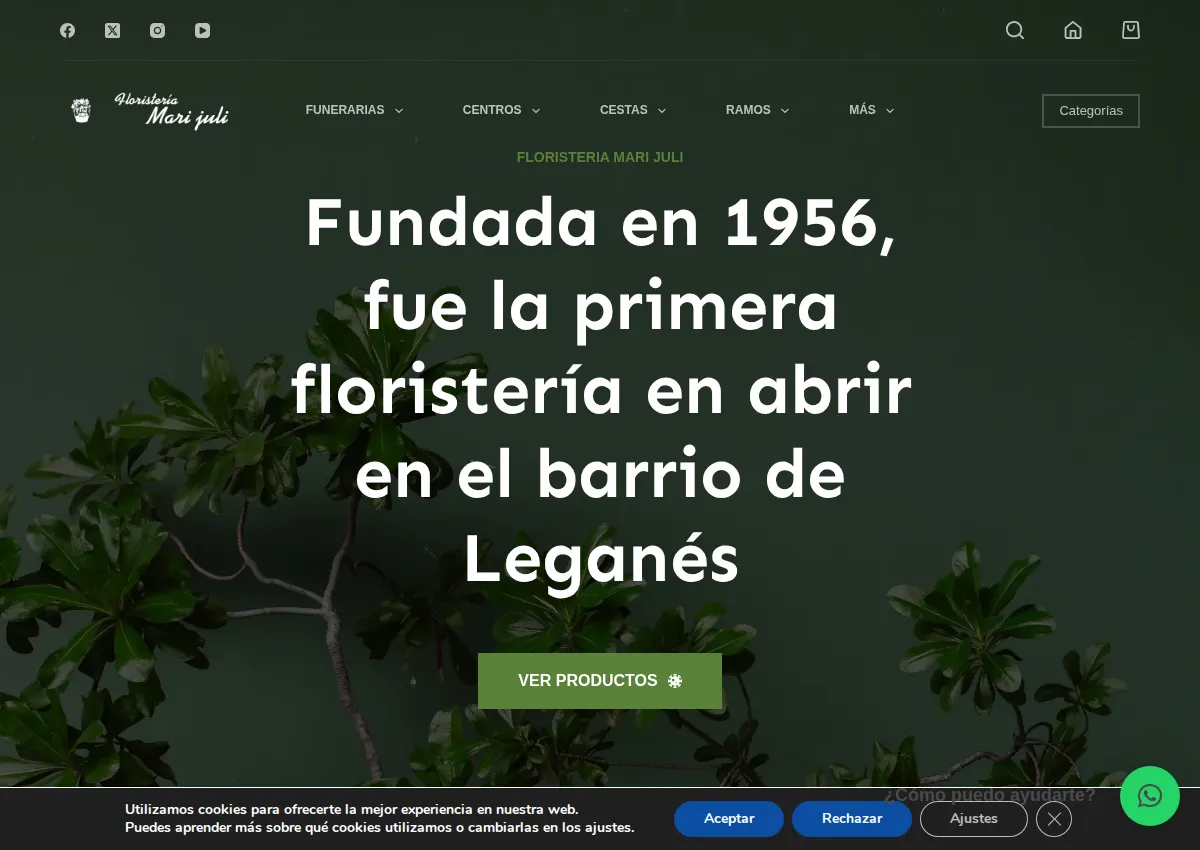 Store homepage