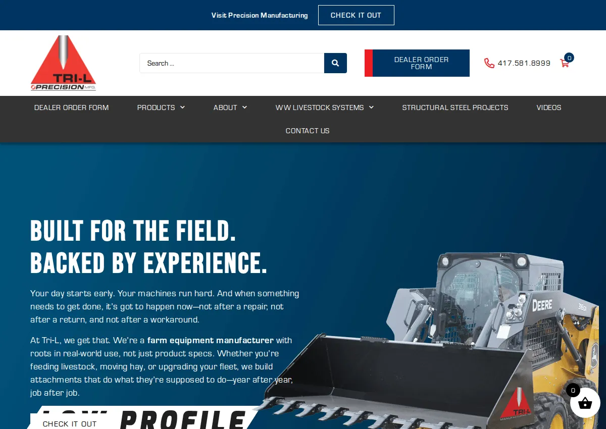 Store homepage