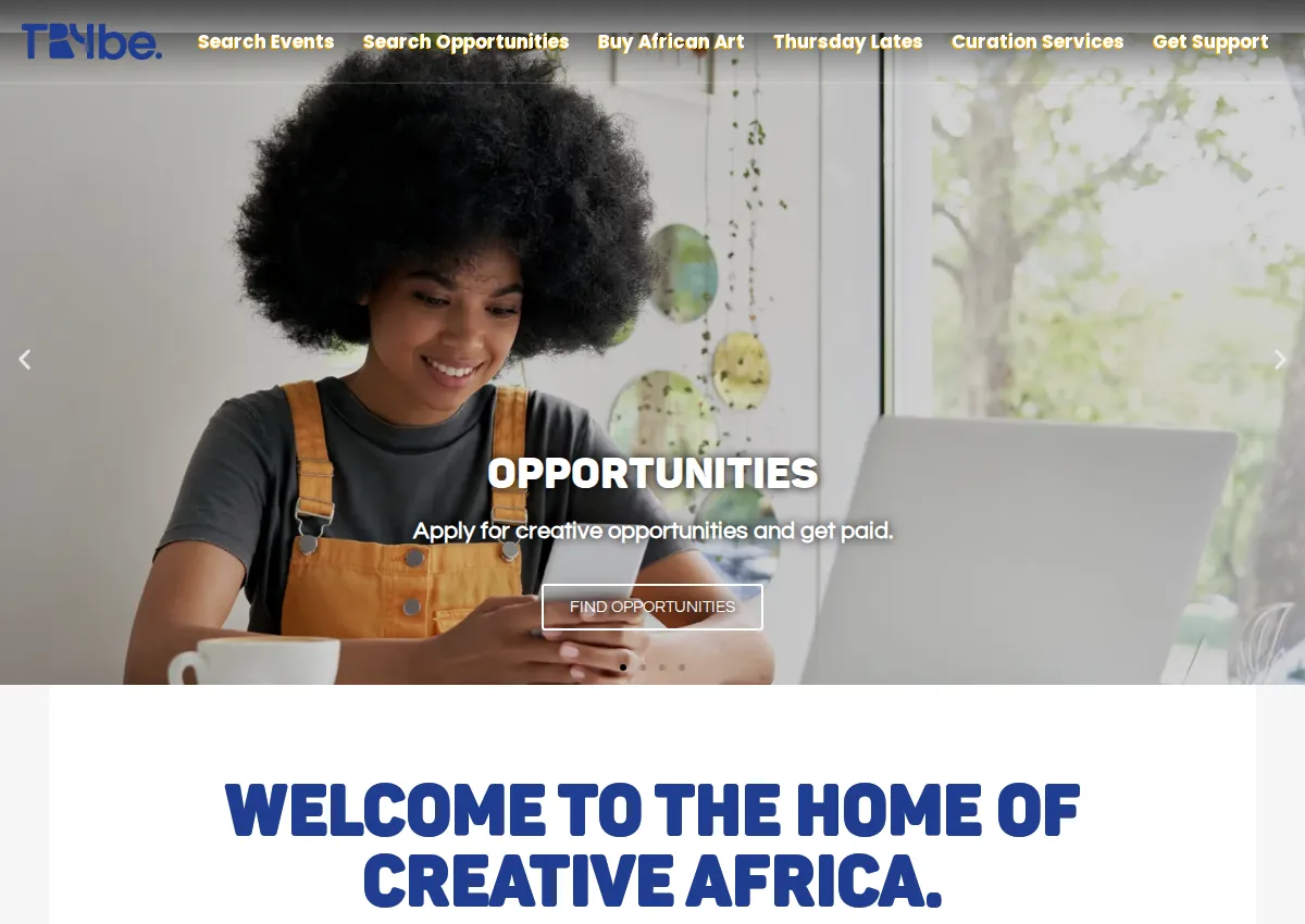 Store homepage