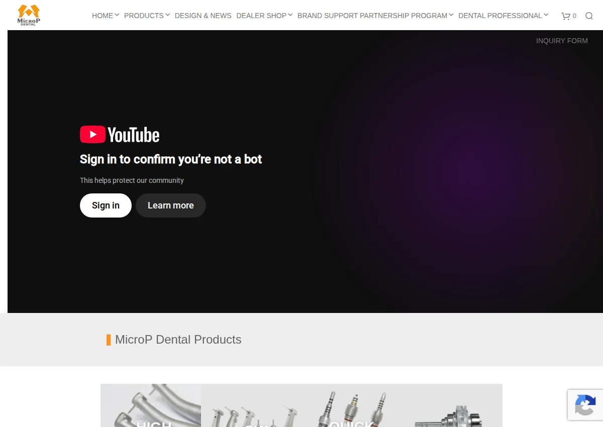 Store homepage