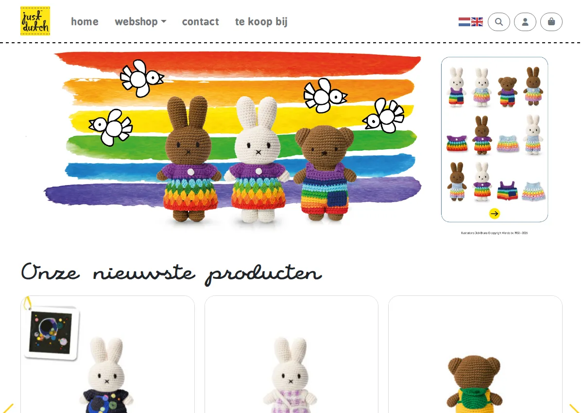 Store homepage
