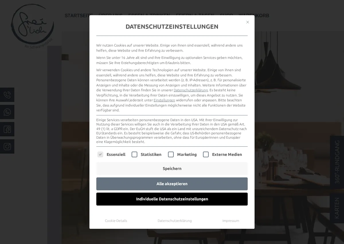 Store homepage