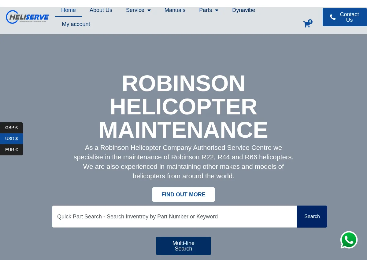 Store homepage
