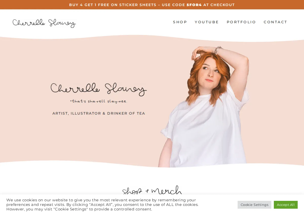 Store homepage