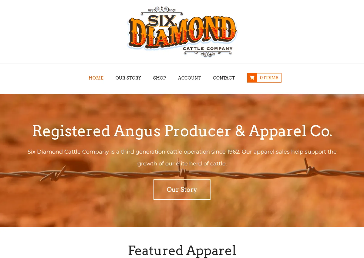 Store homepage