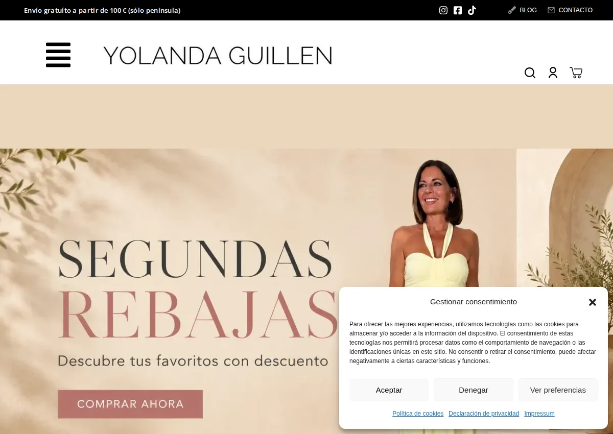 Store homepage