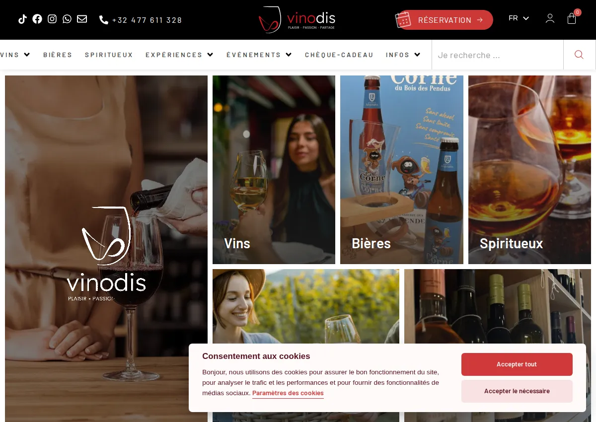 Store homepage