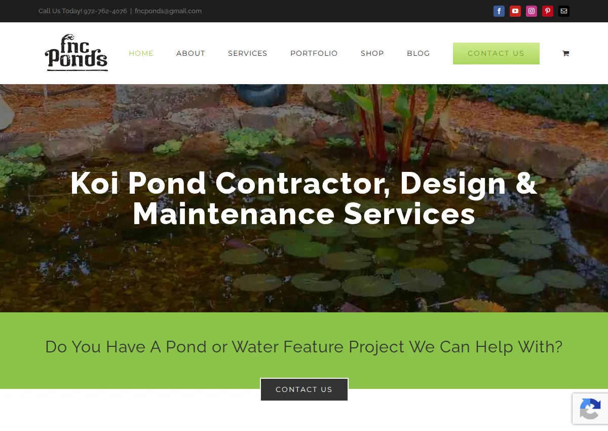 Store homepage