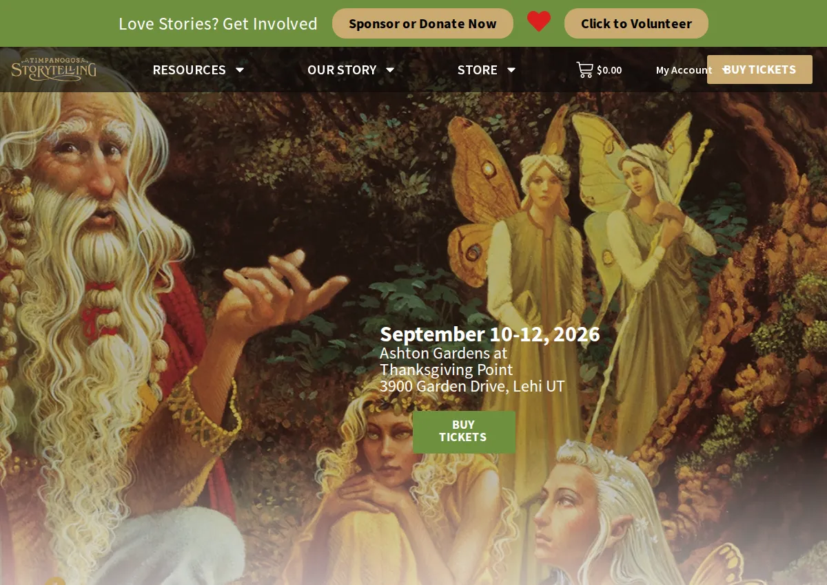 Store homepage