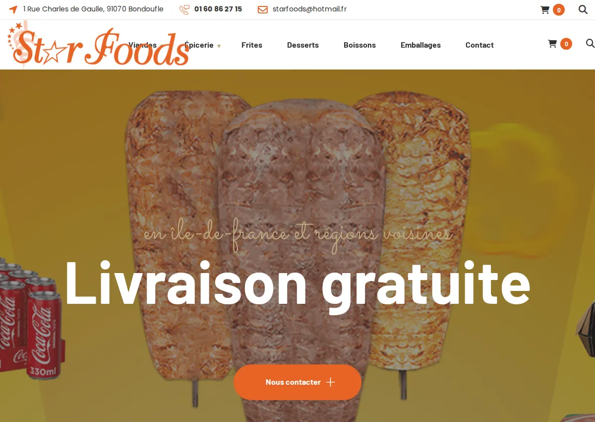 Store homepage