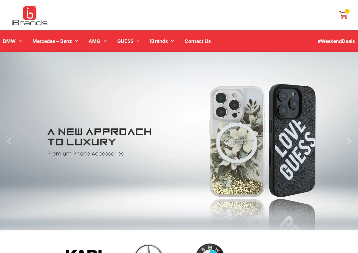 Store homepage