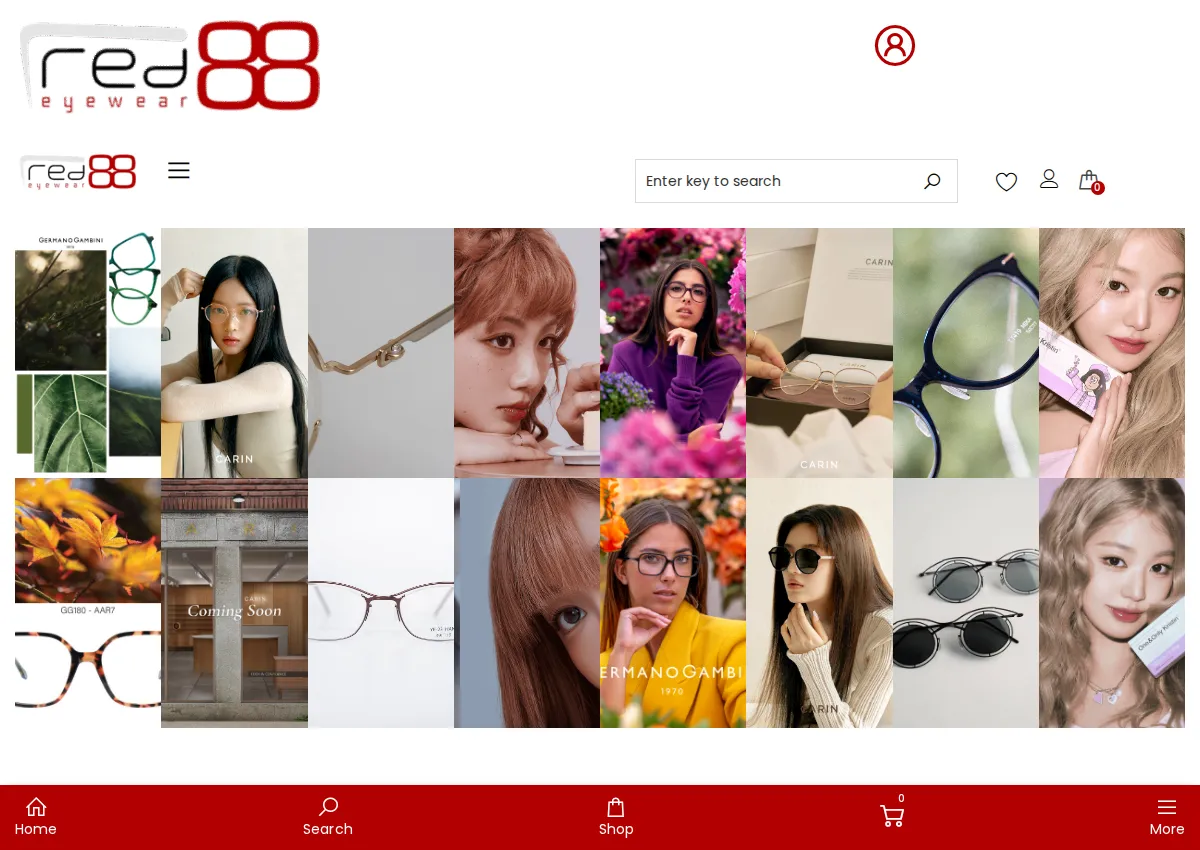 Store homepage