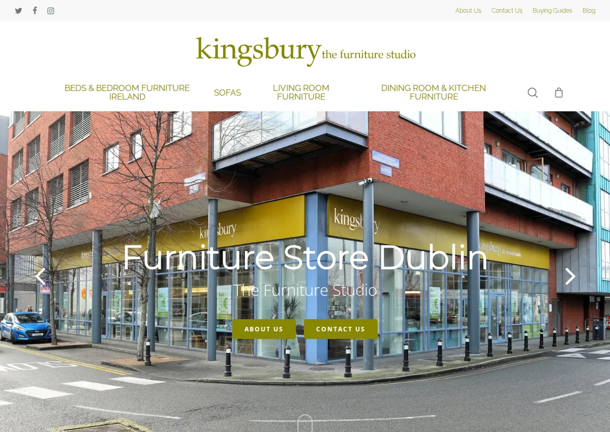 Store homepage