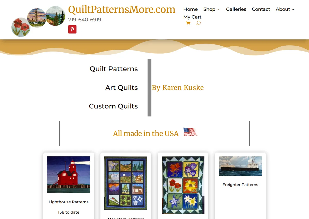 Store homepage