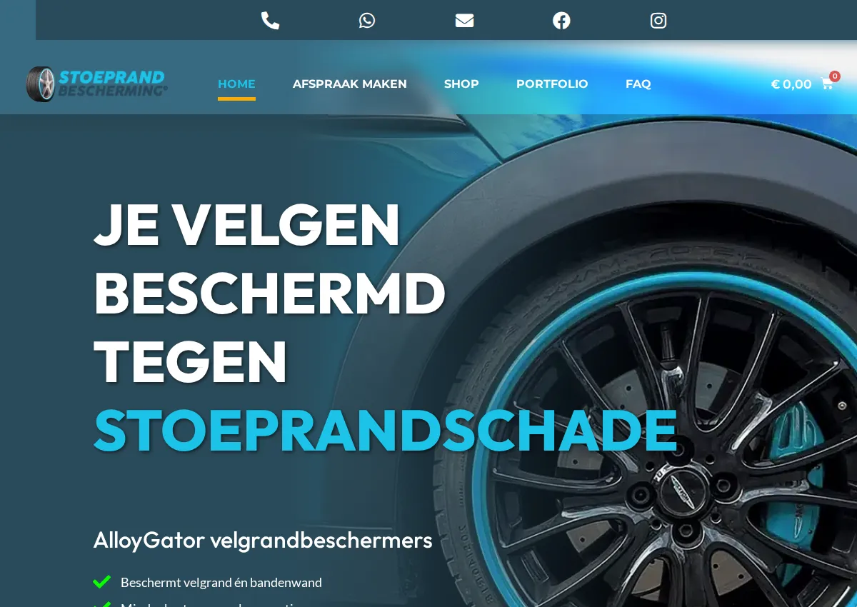 Store homepage