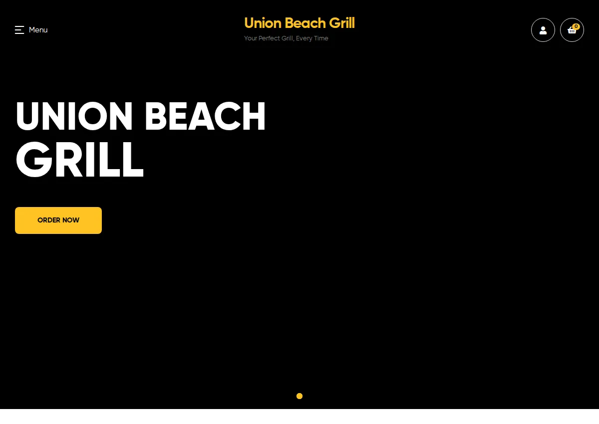 Store homepage