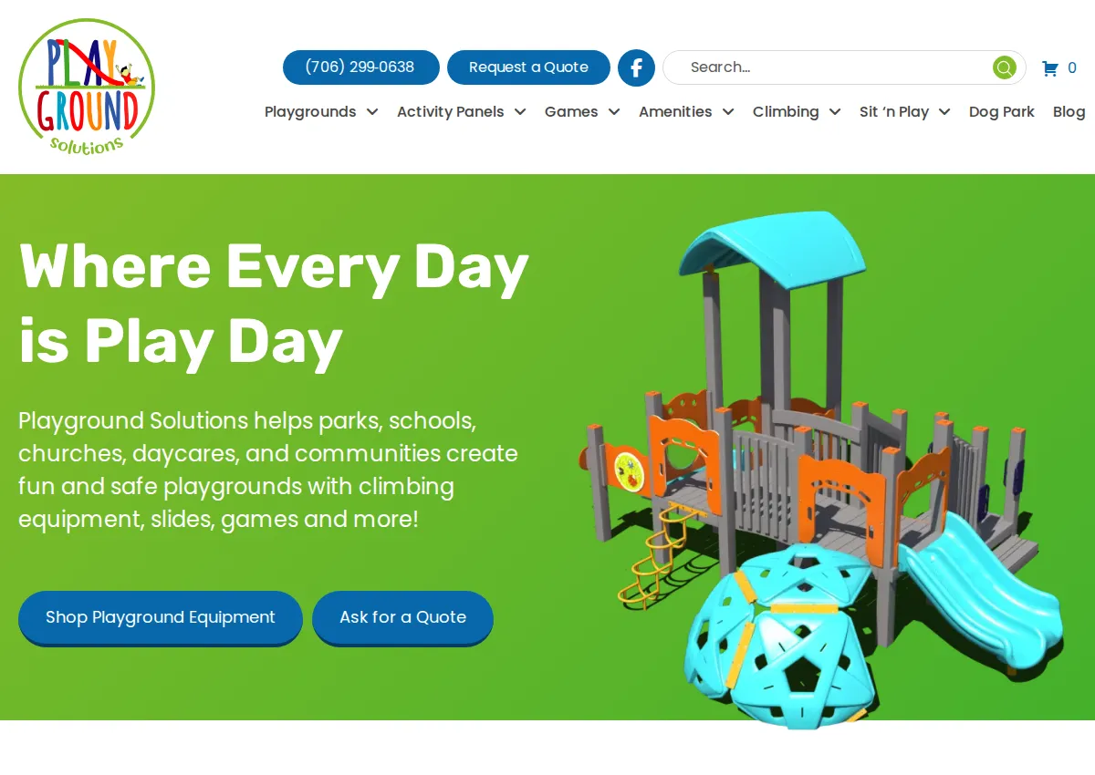 Store homepage