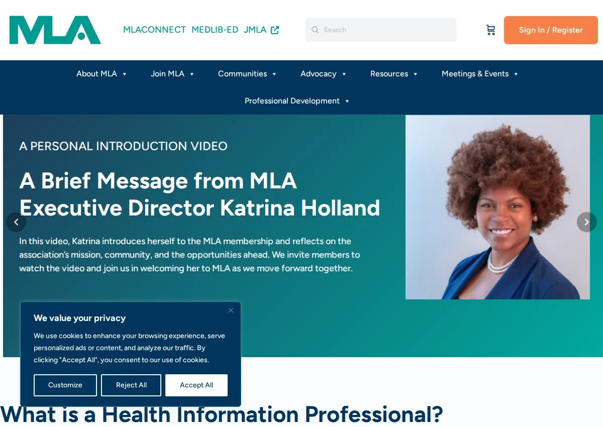 Store homepage