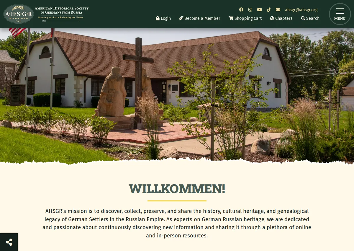 Store homepage