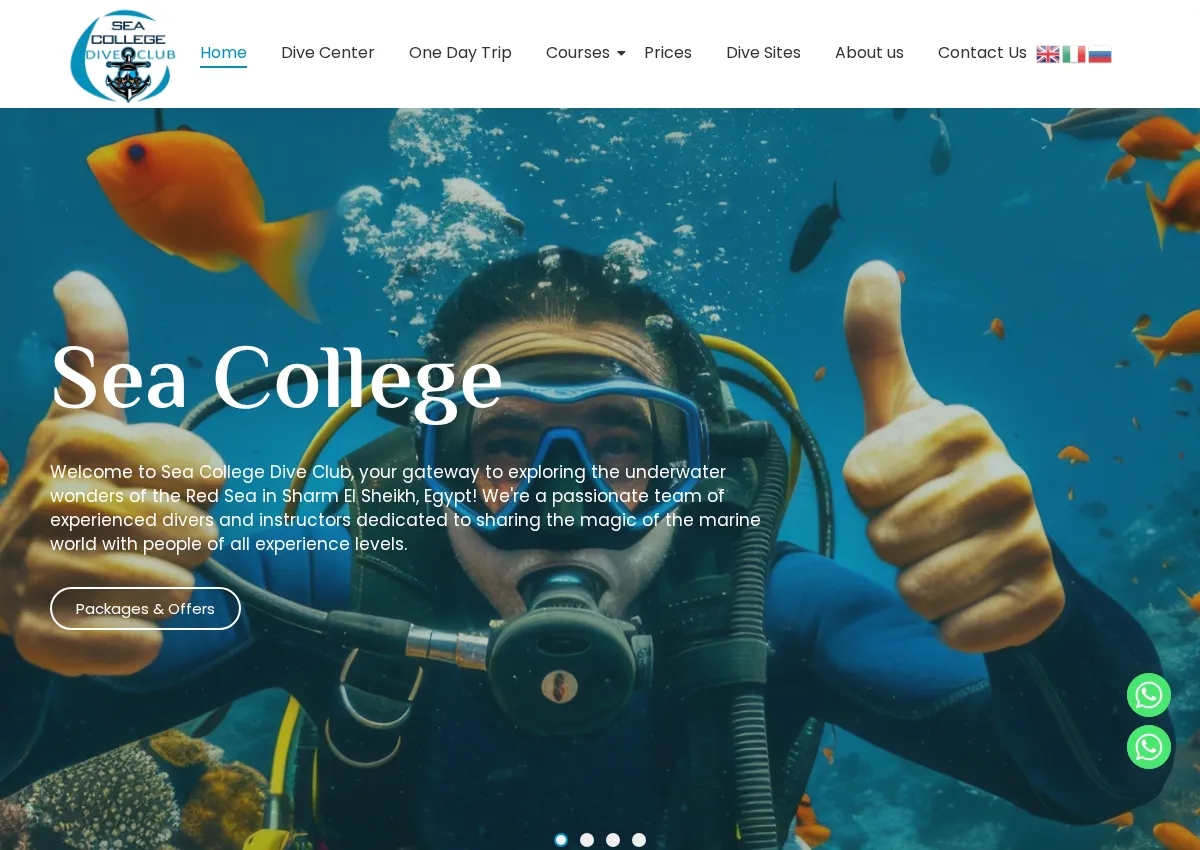 Store homepage