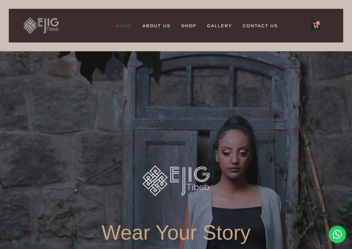 Store homepage