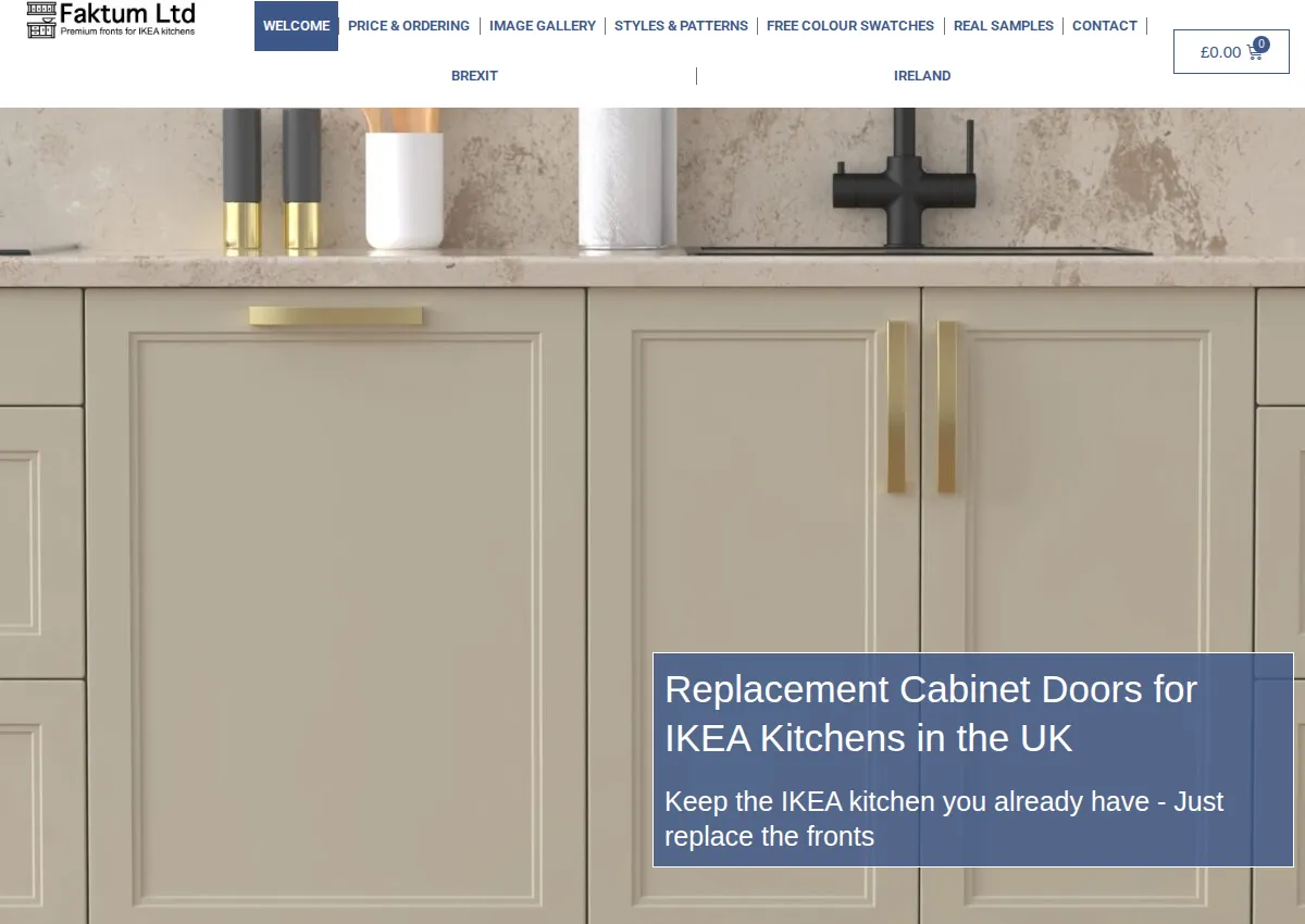 Store homepage