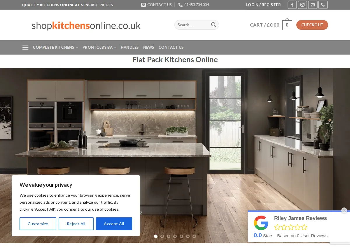 Store homepage