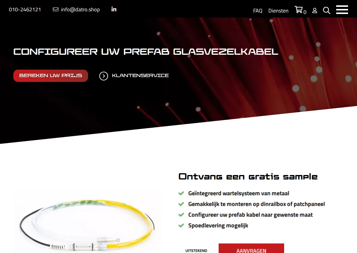 Store homepage