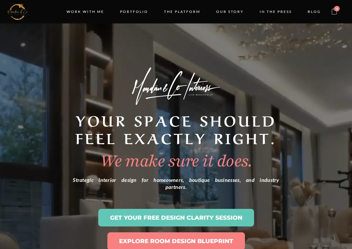 Store homepage
