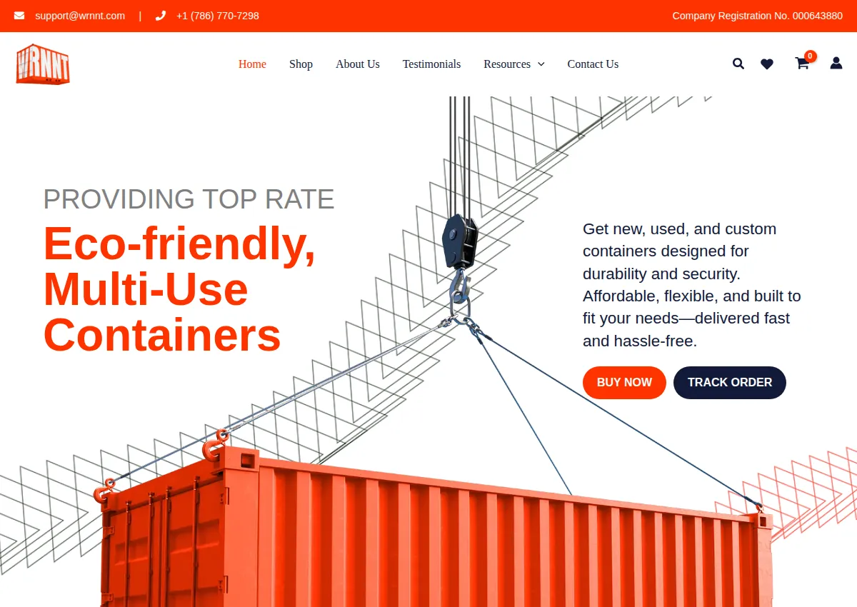 Store homepage