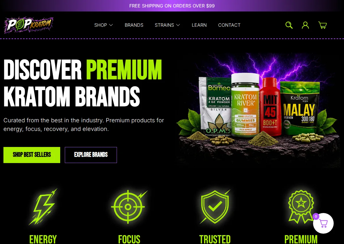 Store homepage