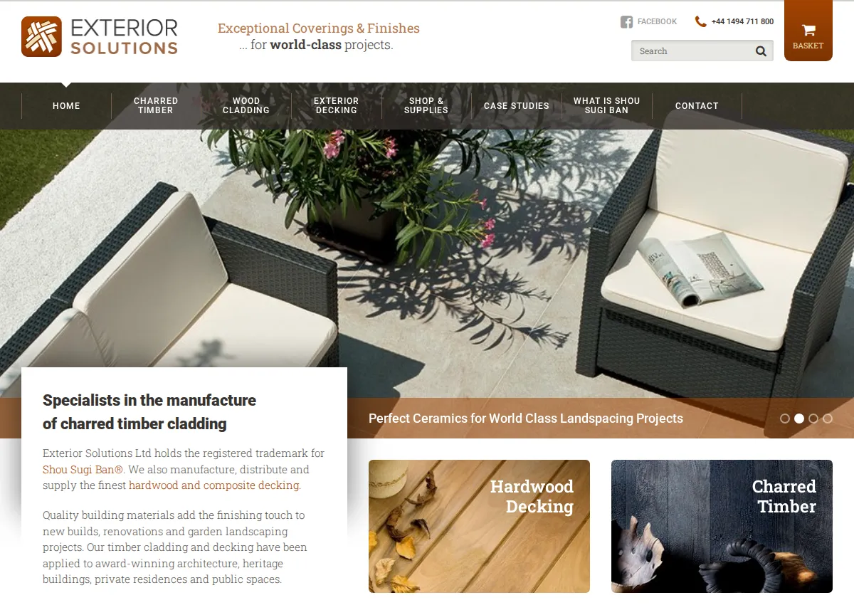 Store homepage