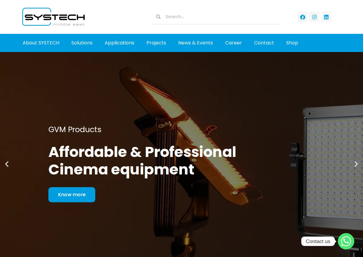 Store homepage