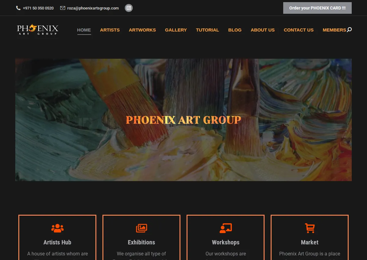 Store homepage