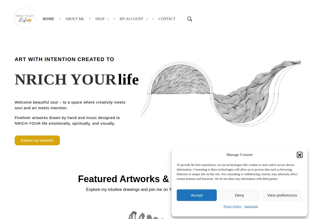 Store homepage