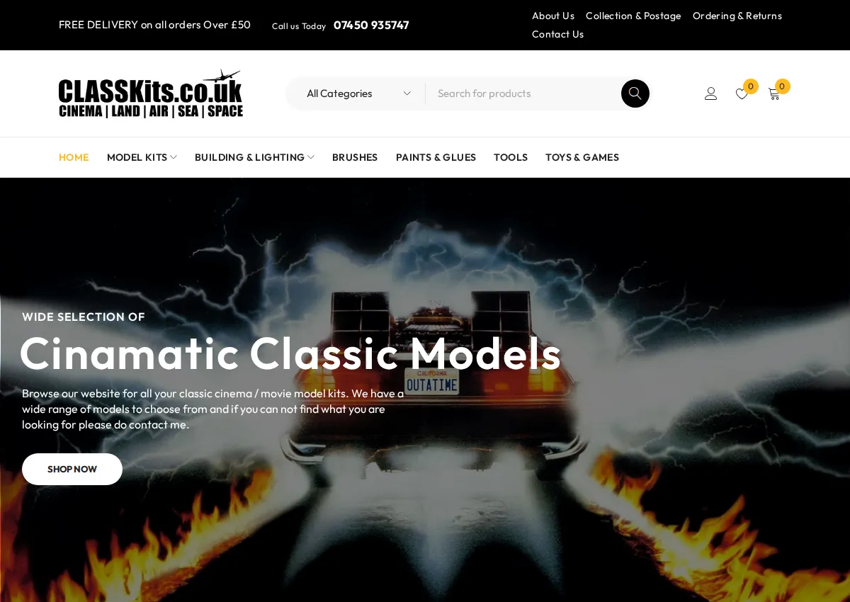Store homepage