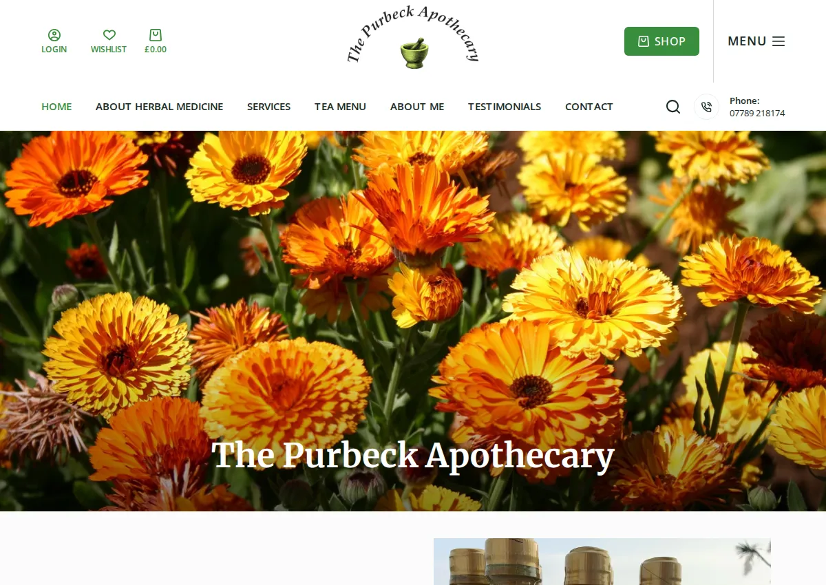 Store homepage