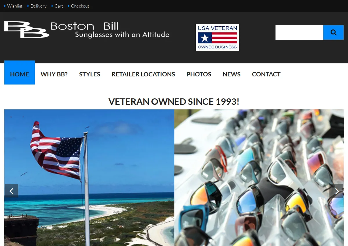 Store homepage