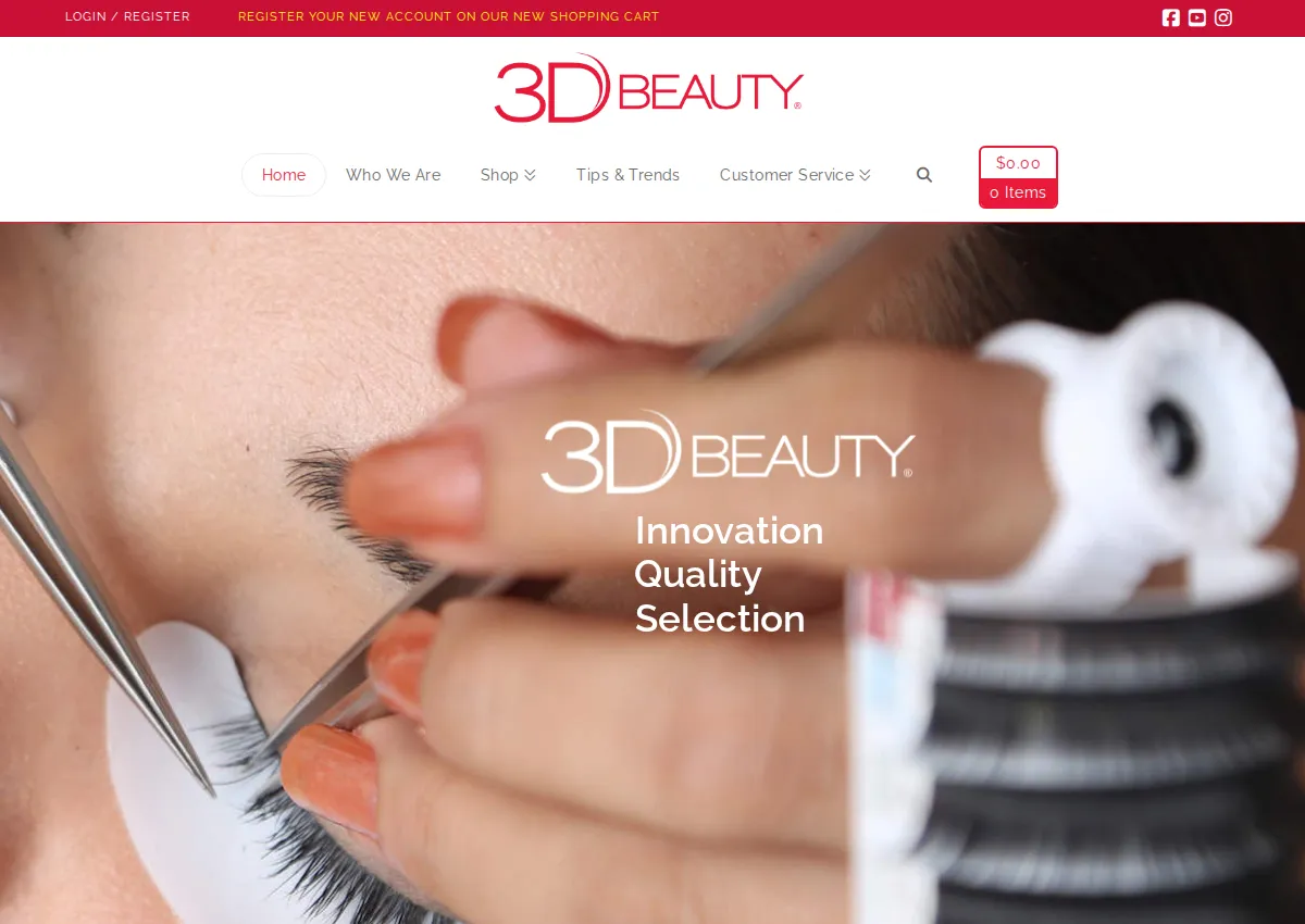 Store homepage