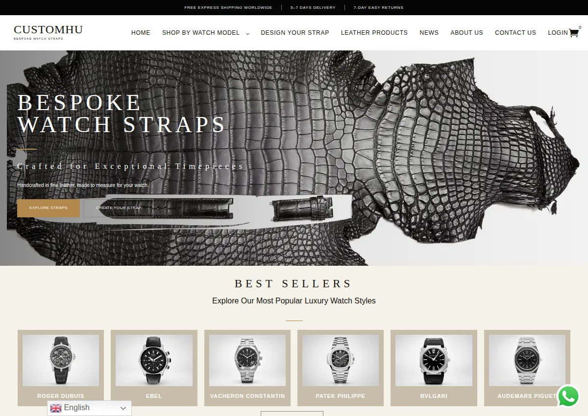 Store homepage