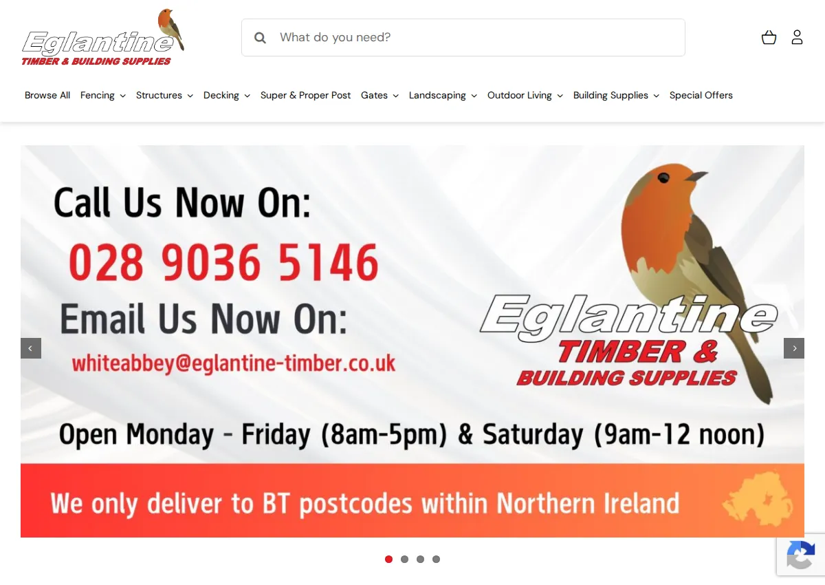 Store homepage