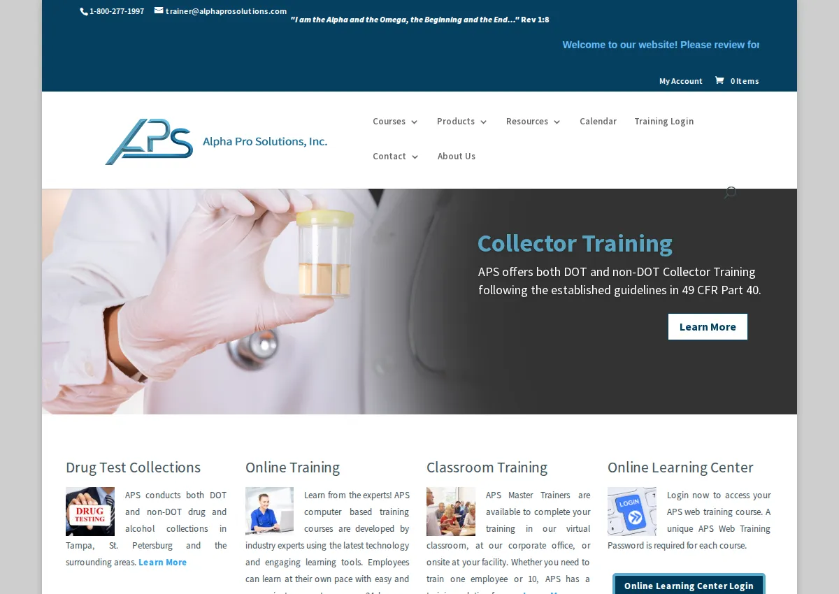 Store homepage