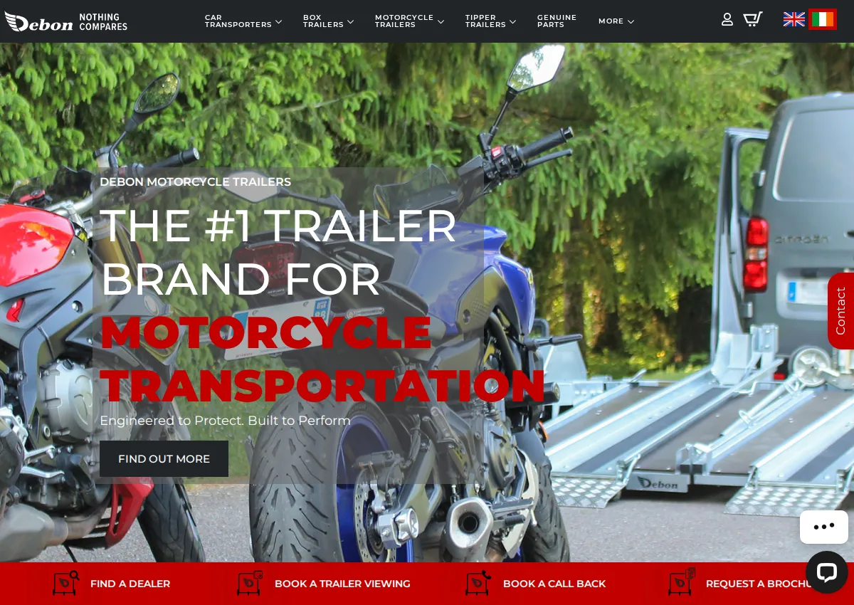 Store homepage