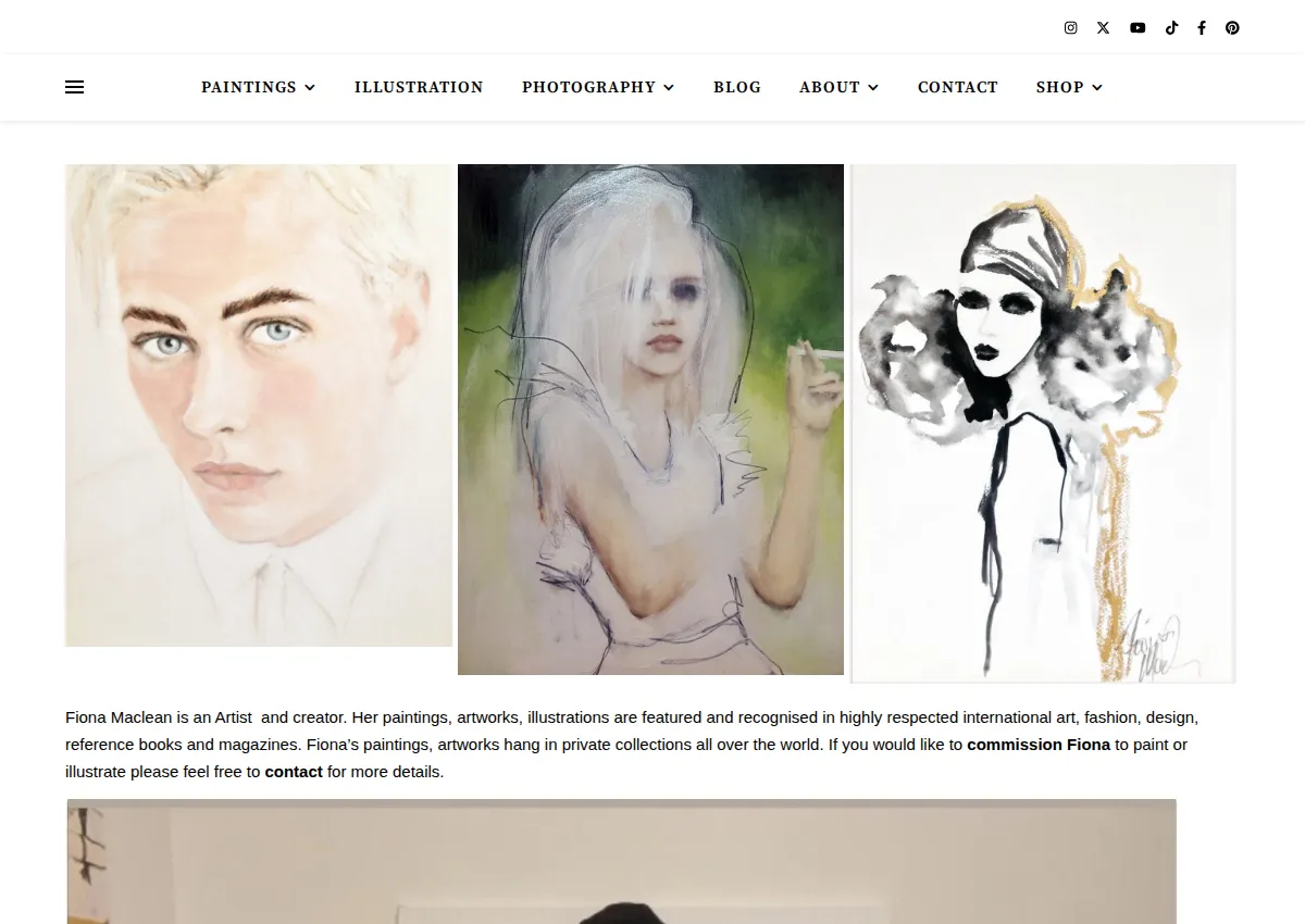 Store homepage
