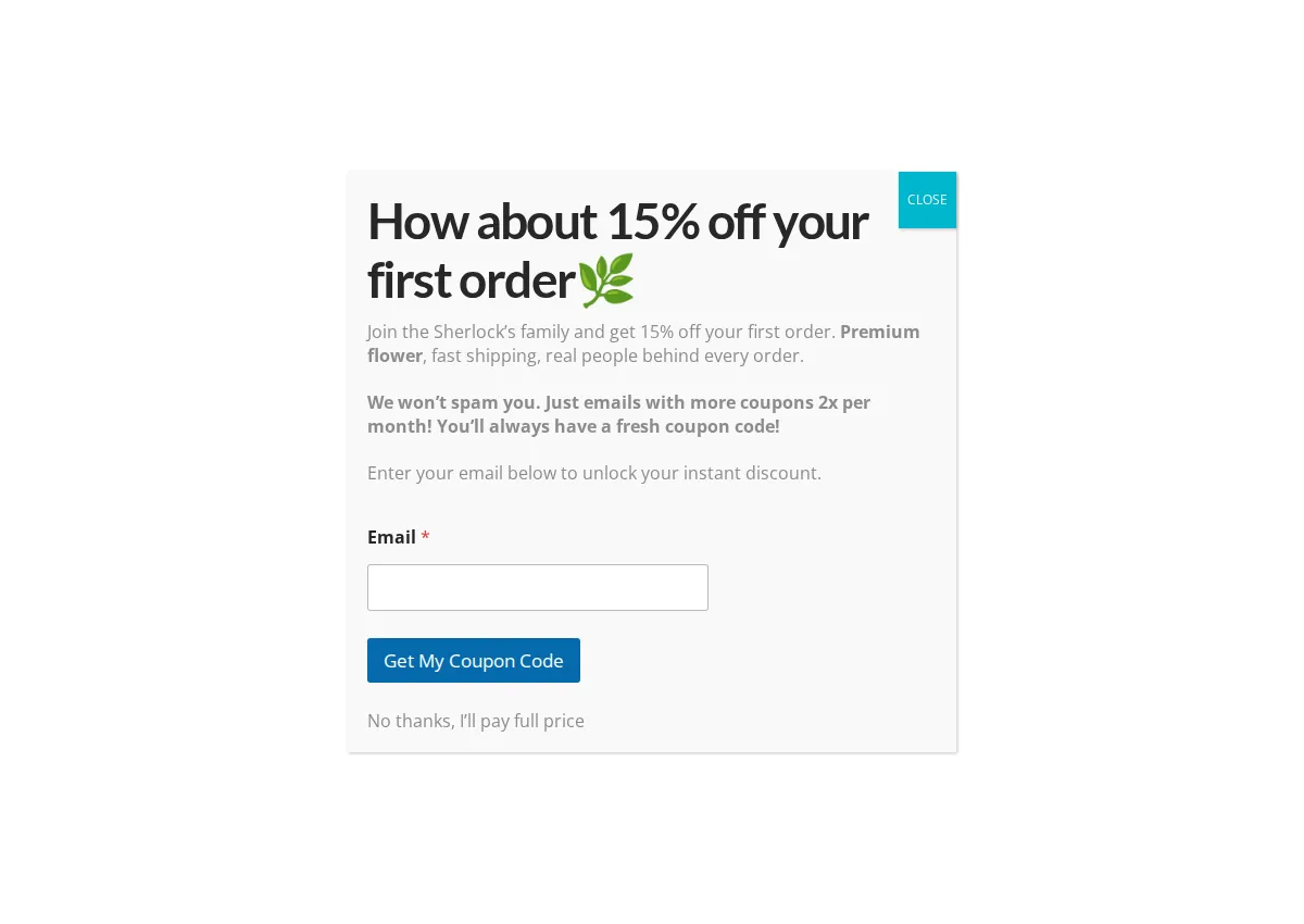 Store homepage