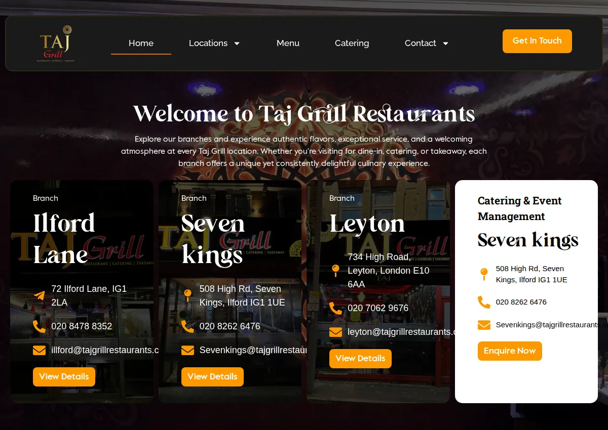 Store homepage