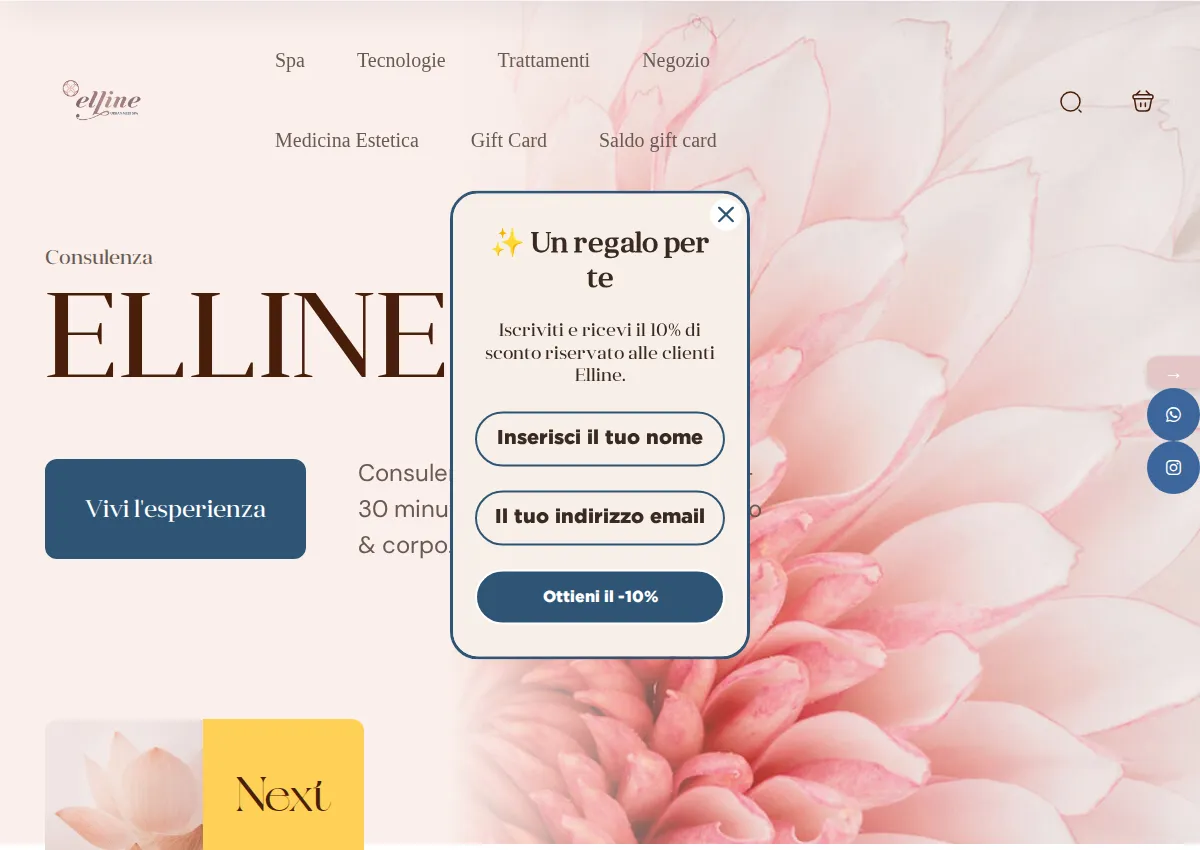 Store homepage