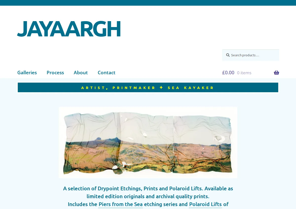 Store homepage