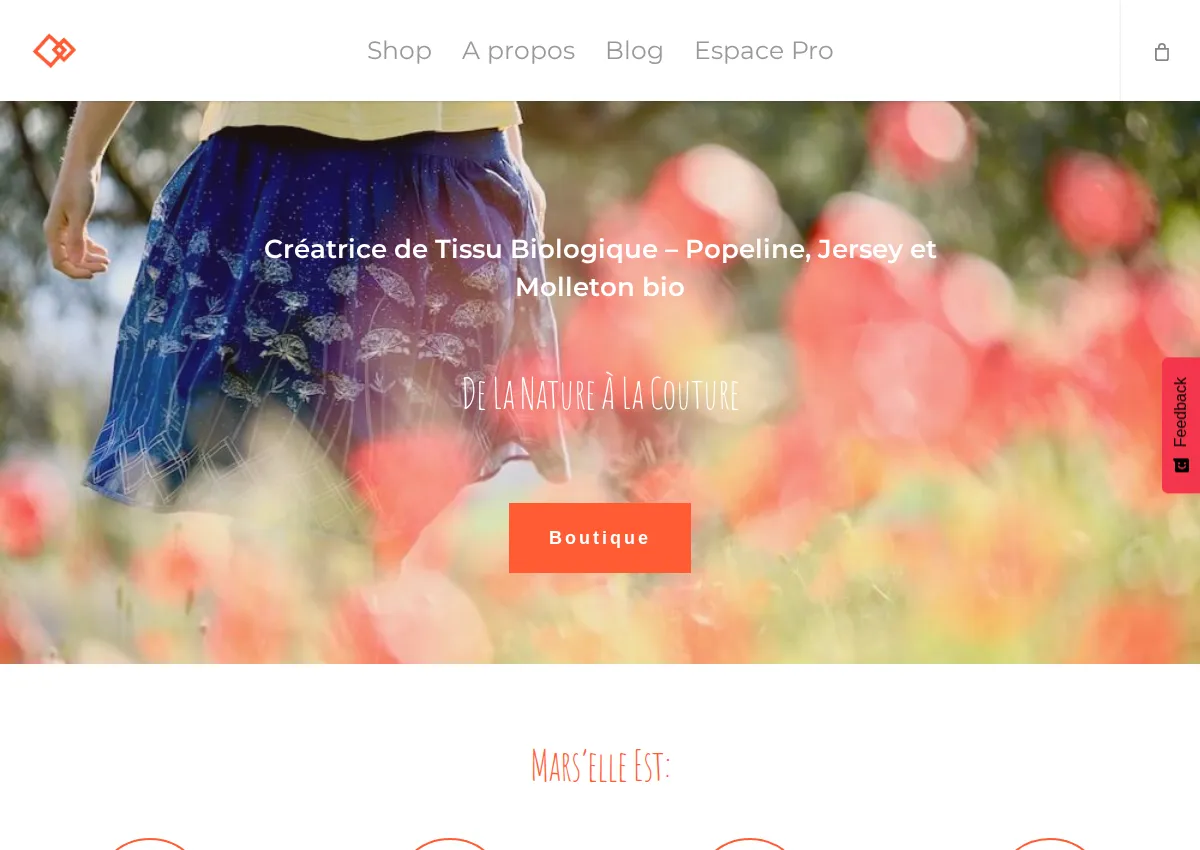 Store homepage