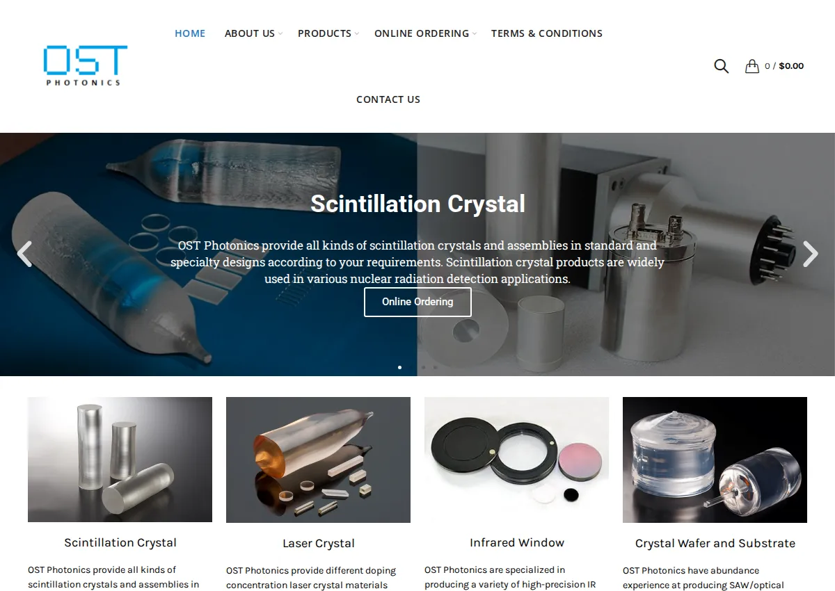 Store homepage